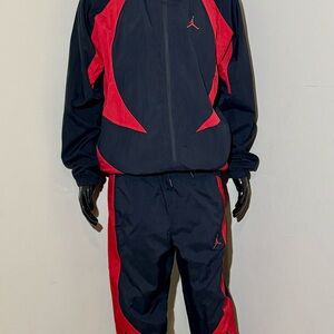 Jordan Men's Black and Red Jacket